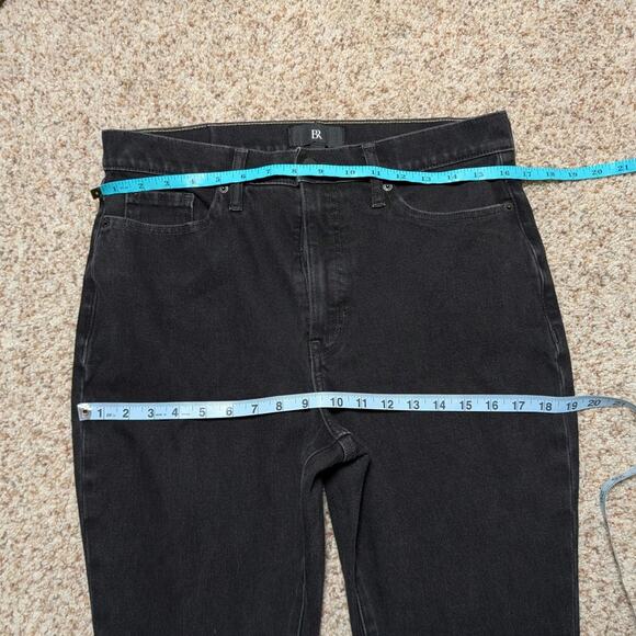 Banana Republic Woman's Black, High rise, Denim Jeans 31 (14), Slightly tapered - Picture 6 of 15